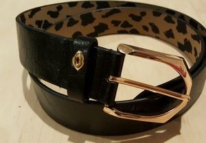 Betsey Johnson black belt for women